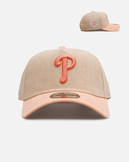 New Era Philadelphia Phillies 'Peach Suede' 9FORTY A-Frame Snapback Peach