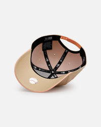 New Era New York Yankees 'Peach Suede' 9FORTY A-Frame Snapback Peach