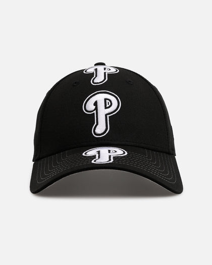 New Era Philadelphia Phillies 'Spine' 9FORTY A-Frame Strapback Black/White