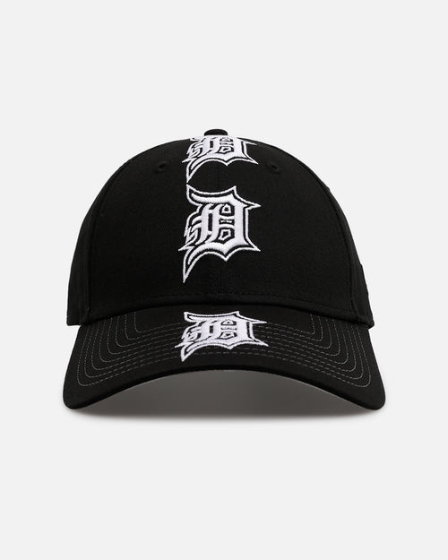 New Era Detroit Tigers 'Spine' 9FORTY A-Frame Strapback Black/White