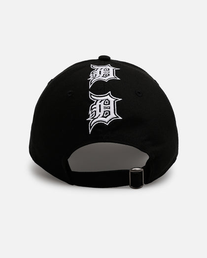 New Era Detroit Tigers 'Spine' 9FORTY A-Frame Strapback Black/White