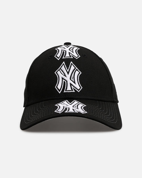 New Era New York Yankees 'Spine' 9FORTY A-Frame Strapback Black/White
