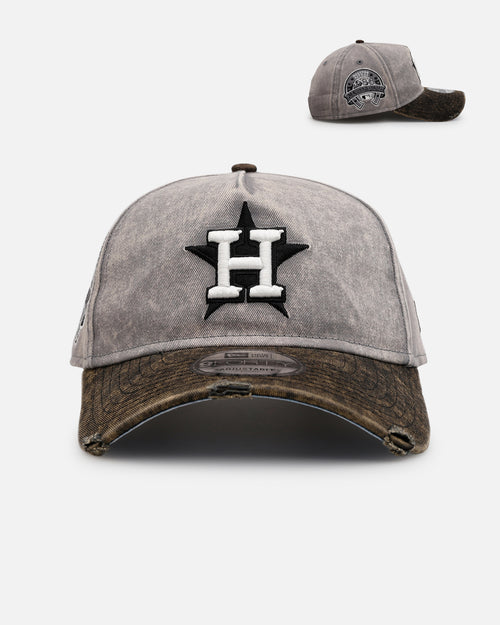 New Era Houston Astros 'Washed Storm Gray' 9FORTY A-Frame Snapback Gray