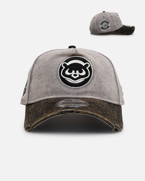 New Era Chicago Cubs 'Washed Storm Gray' 9FORTY A-Frame Snapback Gray