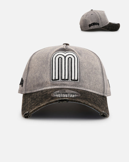 New Era Mexico National Baseball Team 'Washed Storm Gray' 9FORTY A-Frame Snapback Gray