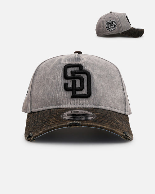 New Era San Diego Padres 'Washed Storm Gray' 9FORTY A-Frame Snapback Gray