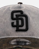 New Era San Diego Padres 'Washed Storm Gray' 9FORTY A-Frame Snapback Gray