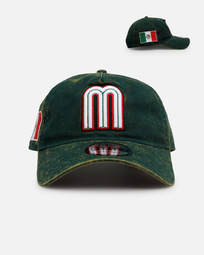 New Era Mexico National Baseball Team 'Washed Team Color' Unstructured 9FORTY A-Frame Snapback Official Team Color