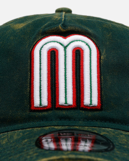 New Era Mexico National Baseball Team 'Washed Team Color' Unstructured 9FORTY A-Frame Snapback Official Team Color