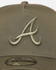 New Era Atlanta Braves 'Tonal Olive' 9FORTY A-Frame Snapback Olive