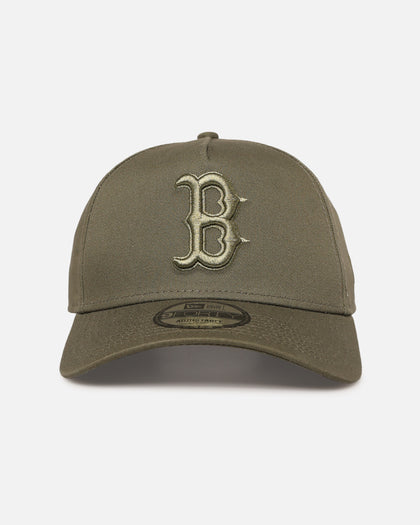 New Era Boston Red Sox 'Tonal Olive' 9FORTY A-Frame Snapback Olive