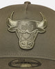 New Era Chicago Bulls 'Tonal Olive' 9FORTY A-Frame Snapback Olive