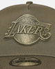 New Era Los Angeles Lakers 'Tonal Olive' 9FORTY A-Frame Snapback Olive
