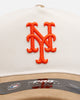 Pro Standard New York Mets 'Signature Suede' Pro Pinch Strapback Eggshell
