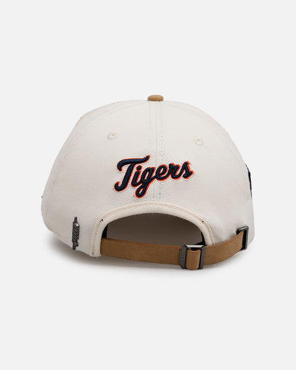 Pro Standard Detroit Tigers 'Signature Suede' Pro Pinch Strapback Eggshell