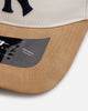 Pro Standard New York Yankees 'Signature Suede' Pro Pinch Strapback Eggshell