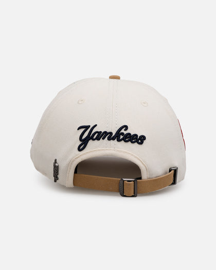 Pro Standard New York Yankees 'Signature Suede' Pro Pinch Strapback Eggshell
