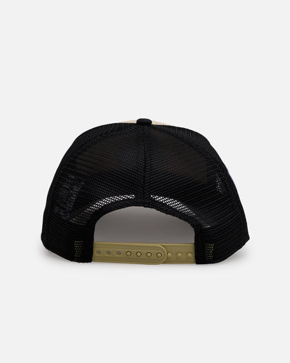 New Era Houston Astros 'Vintage Truckers' 9FORTTY A-Frame Trucker Snapback Vegas Gold