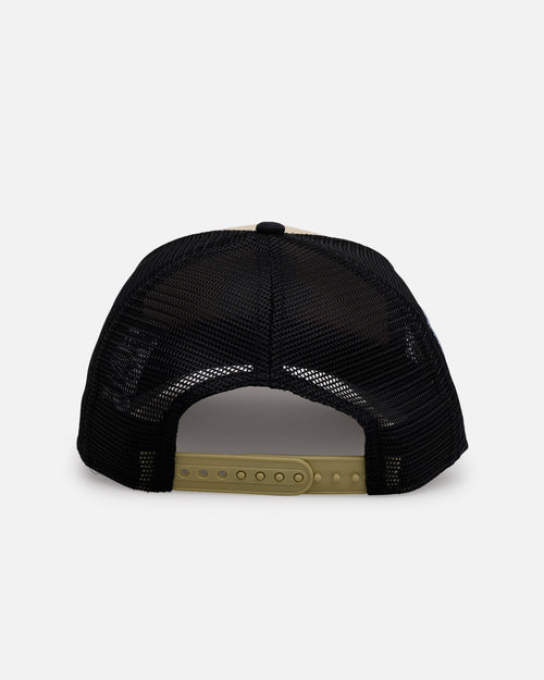 New Era Houston Astros 'Vintage Truckers' 9FORTTY A-Frame Trucker Snapback Vegas Gold