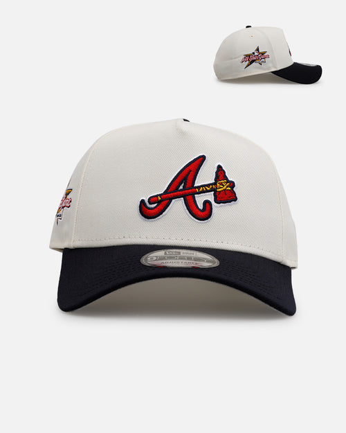 New Era Atlanta Braves 'Team Color Visor' 9FORTY A-Frame Snapback Chrome/Official Team Color