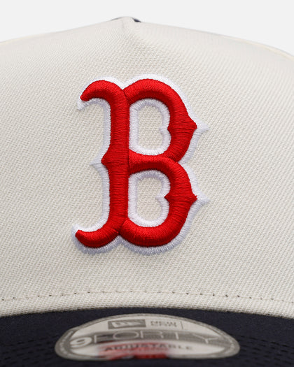 New Era Boston Red Sox 'Team Color Visor' 9FORTY A-Frame Snapback Chrome/Official Team Color