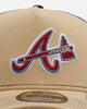 New Era Atlanta Braves 'Vintage Truckers' 9FORTTY A-Frame Trucker Snapback Vegas Gold