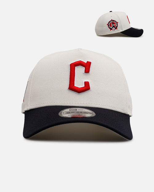 New Era Cleveland Guardians 'Team Color Visor' 9FORTY A-Frame Snapback Chrome/Official Team Color