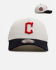 New Era Cleveland Guardians 'Team Color Visor' 9FORTY A-Frame Snapback Chrome/Official Team Color
