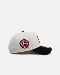 New Era Cleveland Guardians 'Team Color Visor' 9FORTY A-Frame Snapback Chrome/Official Team Color
