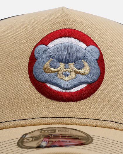 New Era Chicago Cubs 'Vintage Truckers' 9FORTTY A-Frame Trucker Snapback Vegas Gold