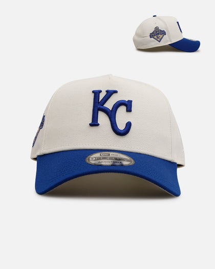 New Era Kansas City Royals 'Team Color Visor' 9FORTY A-Frame Snapback Chrome/Official Team Color