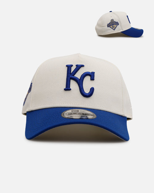 New Era Kansas City Royals 'Team Color Visor' 9FORTY A-Frame Snapback Chrome/Official Team Color