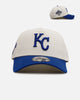 New Era Kansas City Royals 'Team Color Visor' 9FORTY A-Frame Snapback Chrome/Official Team Color