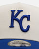 New Era Kansas City Royals 'Team Color Visor' 9FORTY A-Frame Snapback Chrome/Official Team Color