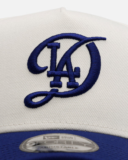 New Era Los Angeles Dodgers 'Team Color Visor' 9FORTY A-Frame Snapback Chrome/Official Team Color