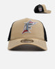 New Era Florida Marlins 'Vintage Truckers' 9FORTTY A-Frame Trucker Snapback Vegas Gold