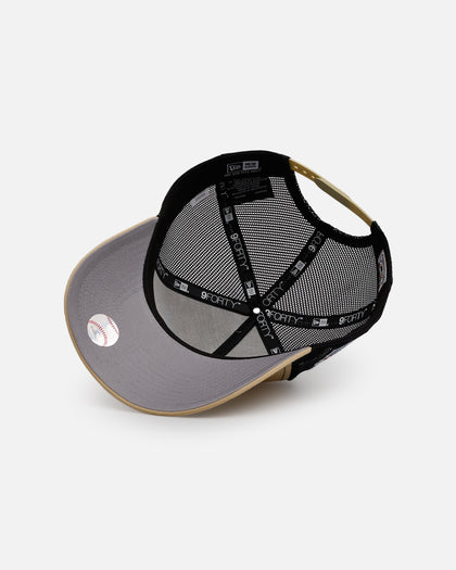 New Era Florida Marlins 'Vintage Truckers' 9FORTTY A-Frame Trucker Snapback Vegas Gold