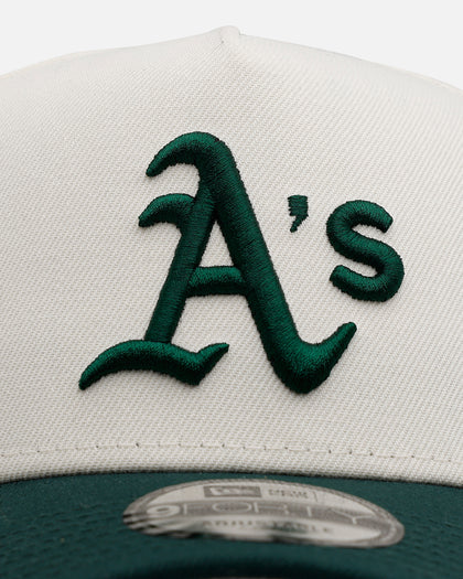 New Era Oakland Athletics 'Team Color Visor' 9FORTY A-Frame Snapback Chrome/Official Team Color