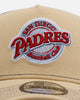 New Era San Diego Padres 'Vintage Truckers' 9FORTTY A-Frame Trucker Snapback Vegas Gold