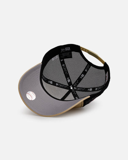 New Era San Diego Padres 'Vintage Truckers' 9FORTTY A-Frame Trucker Snapback Vegas Gold