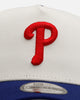 New Era Philadelphia Phillies 'Team Color Visor' 9FORTY A-Frame Snapback Chrome/Official Team Color