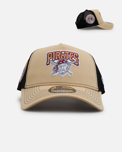 New Era Pittsburgh Pirates 'Vintage Truckers' 9FORTTY A-Frame Trucker Snapback Vegas Gold