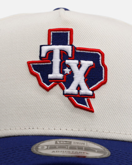 New Era Texas Rangers 'Team Color Visor' 9FORTY A-Frame Snapback Chrome/Official Team Color