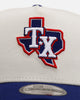 New Era Texas Rangers 'Team Color Visor' 9FORTY A-Frame Snapback Chrome/Official Team Color