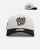 New Era Washington Nationals 'Team Color Visor' 9FORTY A-Frame Snapback Chrome/Official Team Color