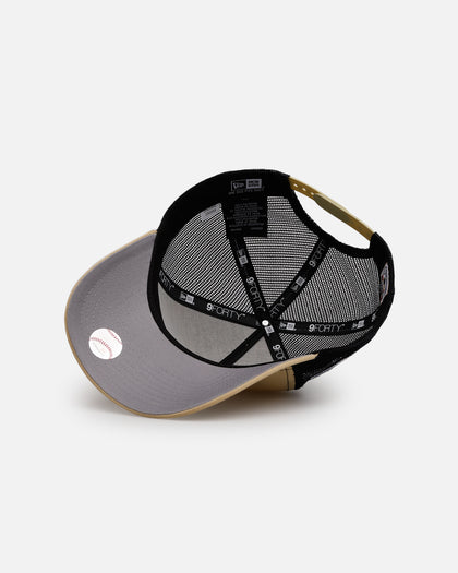 New Era New York Yankees 'Vintage Truckers' 9FORTTY A-Frame Trucker Snapback Vegas Gold