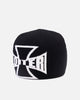 Loiter Motor Skull Knit Beanie Black
