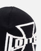 Loiter Motor Skull Knit Beanie Black
