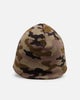 Loiter Motor Skull Knit Beanie Woodland Camo