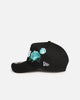 New Era Los Angeles Lakers 'Aqua Rose Embroidery' 9FORTY A-Frame Snapback Black/Aqua